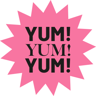 Pink Yum Yum Sticker